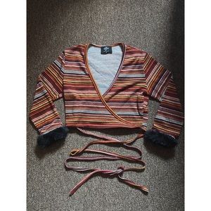 Valfre Penny Top in Orange Stripe